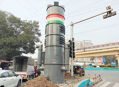 पिंपरी चौकात एअर प्युरिफिकेशन फाउंटन