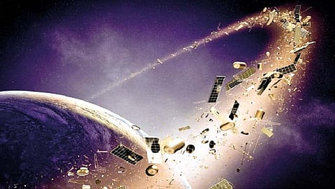अंतराळातील कचर्‍याचे आव्हान
