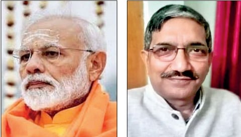 अनुष्ठानांत अनिल मिश्रा यजमान म्हणून पंतप्रधान मोदींचे प्रतिनिधी!