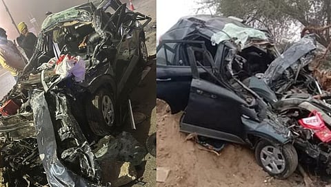 Delhi Accident : कारची ट्रकला पाठीमागून जोराची धडक; दोन पोलिस निरीक्षक ठार