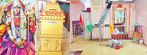 Ahamadnagar : नेवासा दुर्गादेवी मंदिरातील दानपत्र पळविले