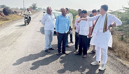 आ. आशुतोष काळेंकडून रस्त्याच्या दर्जाची पाहणी; कामाला गती देण्याच्या सूचना