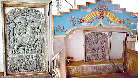 शिवरायांचे पहिले शिल्प बेळगाव-धारवाड सीमेवर