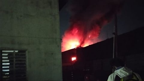 रायगड : महाड औद्योगिक वसाहतमधील केमिकल कंपनीला भीषण आग