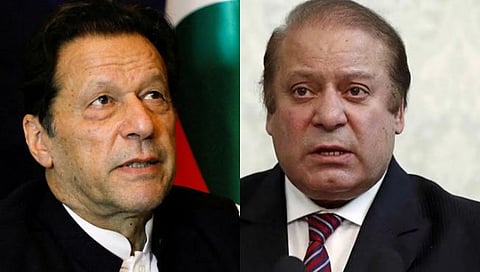 पाकिस्‍तानचे माजी पंतप्रधान इम्रान खान, शवाज शरीफ ( संग्रहित छायाचित्र )