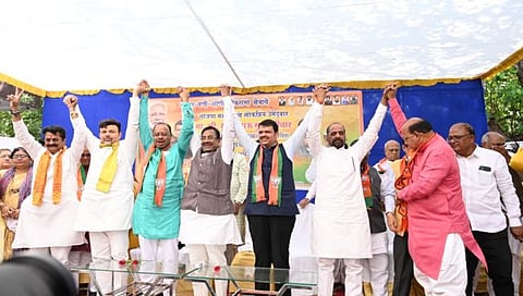 मुनगंटीवार म्‍हणजे कर्तृत्‍व-वक्‍तृत्‍व-नेतृत्‍वाचा तिहेरी संगम : देवेंद्र फडणवीस