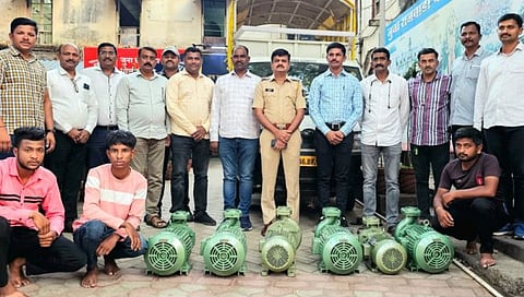 कोल्हापूर : कसबा वाळवेतील ६ विद्युत पंपांच्या चोरट्यांचा लागला छडा; जुना राजवाडा पोलिसांची कारवाई