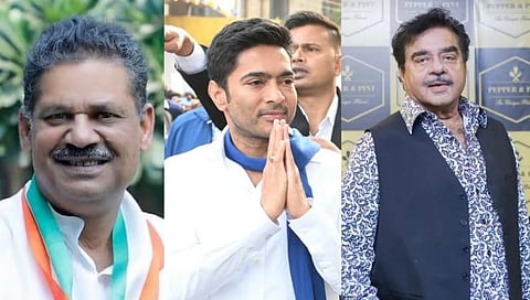 कीर्ती आझाद, अभिषेक बॅनर्जी आणि शत्रुघ्न सिन्हा. 
(संग्रहित छायाचित्र )