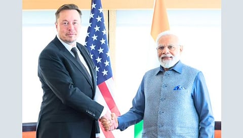 Elon Musk in India