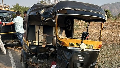 रायगड: पेण-वाशी रस्त्यावर कारची रिक्षाला धडक: महिला ठार, रिक्षा चालक जखमी