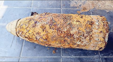 हिंजवडीत आढळला ब्रिटिशकालीन बॉम्ब..