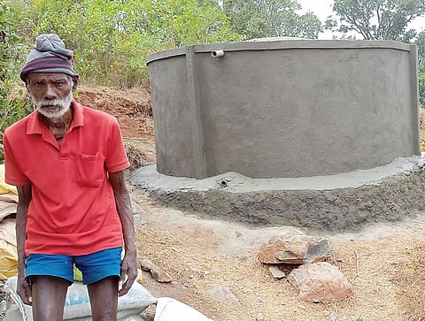 उन्हात पाण्यासाठी वणवण : दुर्गम ठाणगावच्या ‘जलजीवन’चे काम अर्धवट