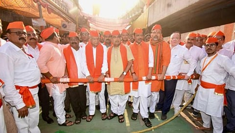 श्रीरामनवमी शोभायात्रेने नागपूर राममय; ८४ चित्ररथ शोभायात्रेत सहभागी