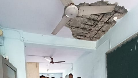 कल्याण : शासकीय वसतीगृहाचा स्लॅब कोसळून कर्मचारी गंभीर जखमी