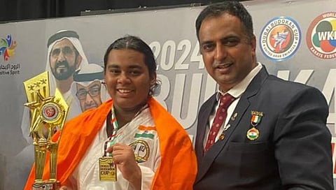 आंतरराष्ट्रीय कराटे चॅम्पियन स्पर्धेत संजना कोकणेला दोन सुवर्ण