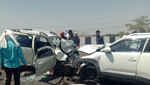 वाशिम: पातूरमध्ये आमदार किरण सरनाईक यांच्या कुटुंबियांच्या गाडीचा अपघात; ६ ठार, ४ जण जखमी