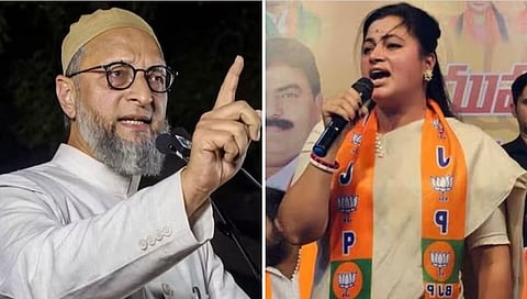 असदुद्दीन ओवेसी , नवनीत राणा  ( संग्रहित छायाचित्र )