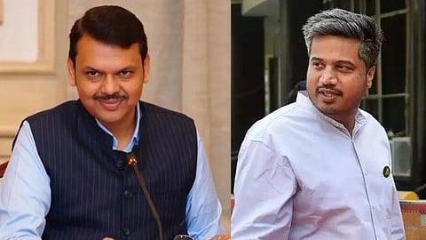 Rohit Pawar, Devendra Fadanvis 