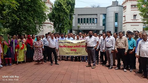 Nagpur: Work stop movement of revenue employees, work of Ladaki Bahin Yojana stopped