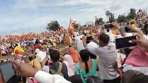 Mauli's 3rd Gol Ringan completed at Thakurbuwa Samadhi Temple