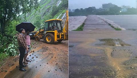 Flood situation in Mahad