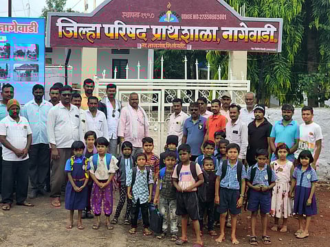 Parents and villagers of Nagewadi locked the school