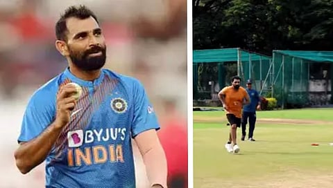 Shami recovers from injury; Bowling starts in the nets