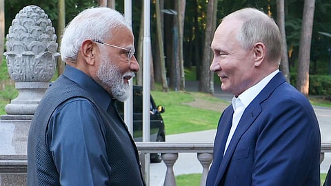 Narendra Modi and Putin