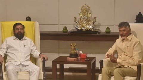 Andhra Pradesh Chief Minister Chandrababu Naidu met Chief Minister Eknath Shinde
