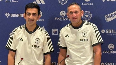 Press conference of Gautam Gambhir, Ajit Agarkar