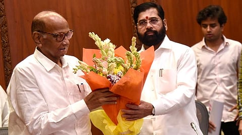 Sharad Pawar met Chief Minister Shinde