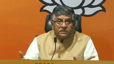 Ravishankar Prasad On Congress |
