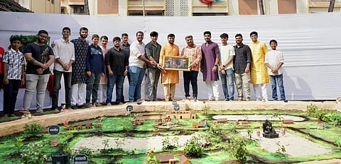  बच्चे कंपनीकडून गड-किल्ल्यांची बांधणी