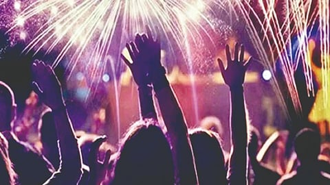 New Year celebrations