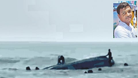 Boat accident in Calangute