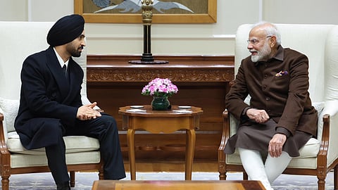 Diljit Dosanjh meets Narendra Modi|