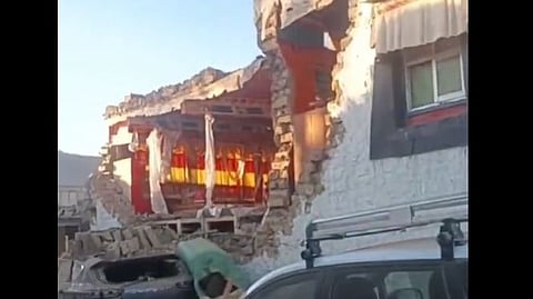 Earthquake in Tibet 