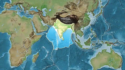 भारतीय उपखंडाखालील टेक्टॉनिक प्लेट दुभंगतेय?