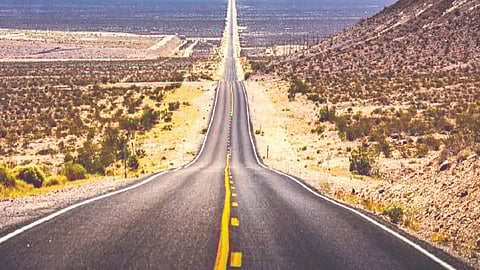 direct highway passing through 14 countries