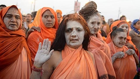 mahakumbh mysterious life of naga sadhvi or mahila naga sadhu and who are female naga sadhus and how do they become and what difficult tests do they have to go through to become sadhvis