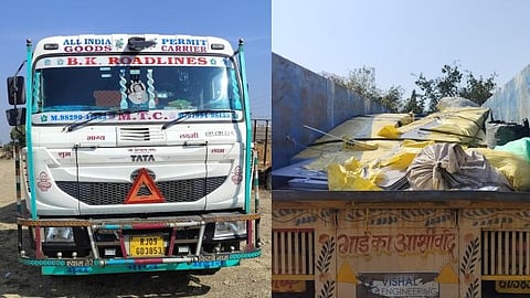 Truck driver slams on brakes, four workers die after iron plates fall on them
