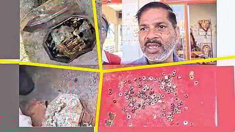 उत्तर प्रदेशात मंदिरातील उत्खननात सापडल्या मूर्ती, नाणी