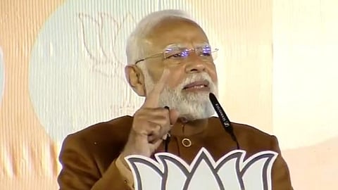 Narendra Modi on Delhi results 
