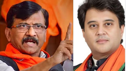 Sanjay Raut vs Jyotiraditya Scindia