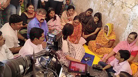 Supriya Sule met Santosh Deshmukh's family at Massajog