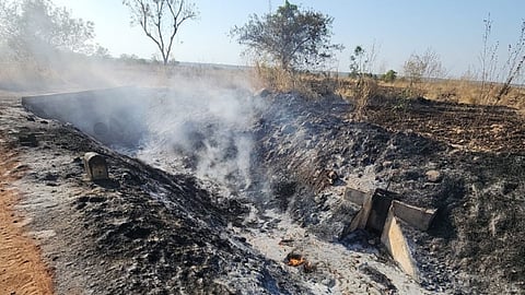 24 pipes of Dahigaon scheme burnt