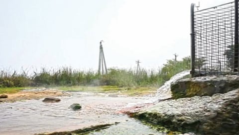  hot water in wells and borewells in telangana village