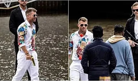 australia cricketer david warner telugu film