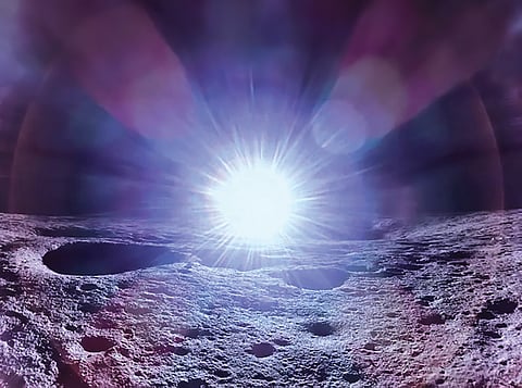 ब्ल्यू घोस्ट'ने टिपले चंद्रावरील सूर्योदयाचे द़ृश्य