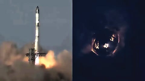 SpaceX starship rocket explodes during test flight
